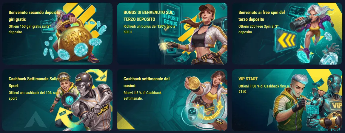 Promozioni ricorrenti PlayBaze